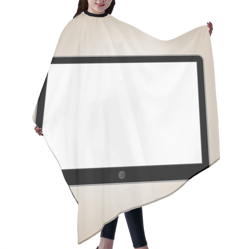 Personality  Modern Gadget Illustration Hair Cutting Cape