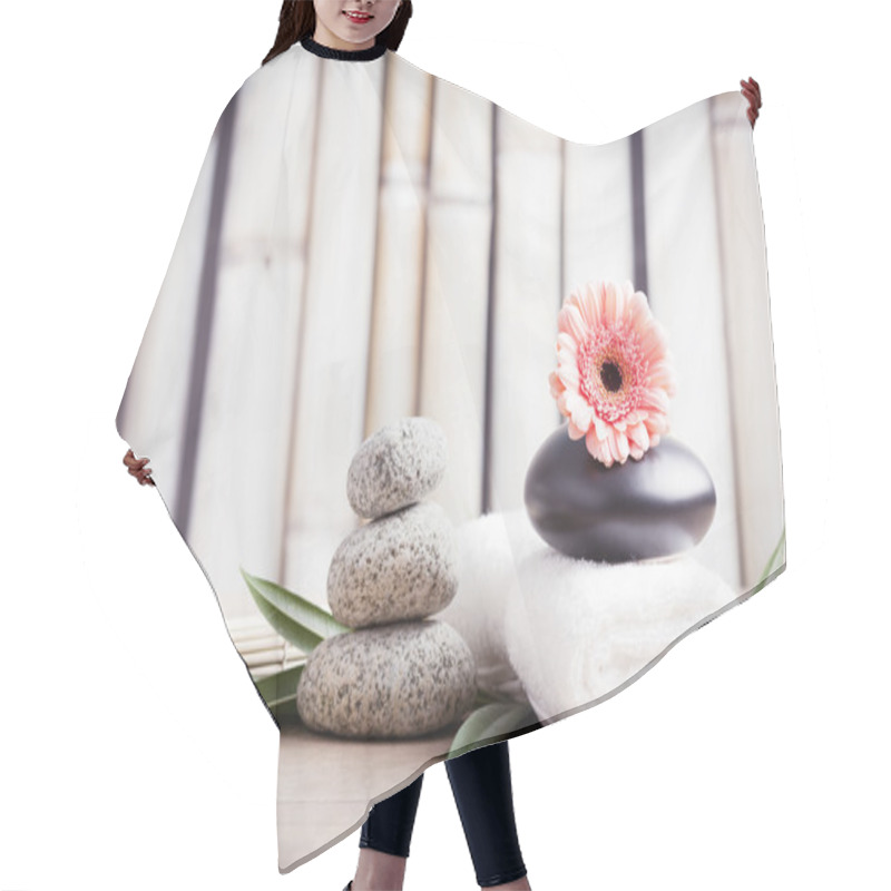 Personality  SPA And Meditation Background Hair Cutting Cape