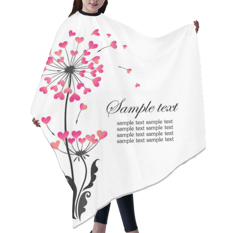 Personality  Beautiful Dandelion Hair Cutting Cape