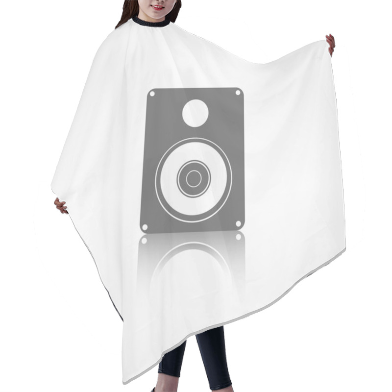 Personality  Subwoofer Web Icon Hair Cutting Cape