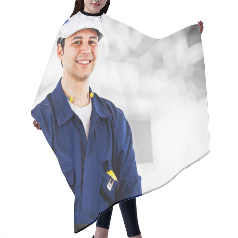 Personality  Engineer Portrait Hair Cutting Cape