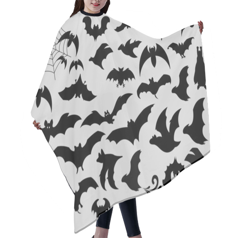 Personality  Bats Silhouettes Collection Hair Cutting Cape