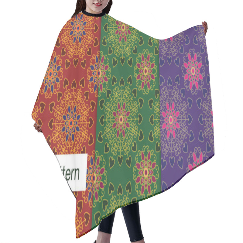 Personality  Indian Pattern Hair Cutting Cape