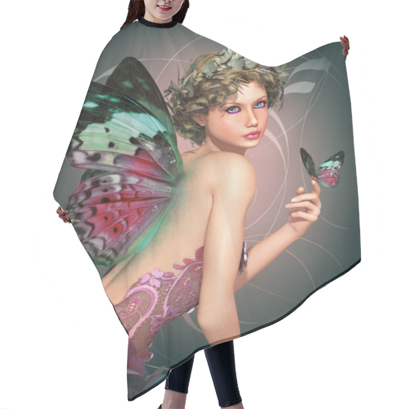 Personality  Meet A Butterfly Hair Cutting Cape