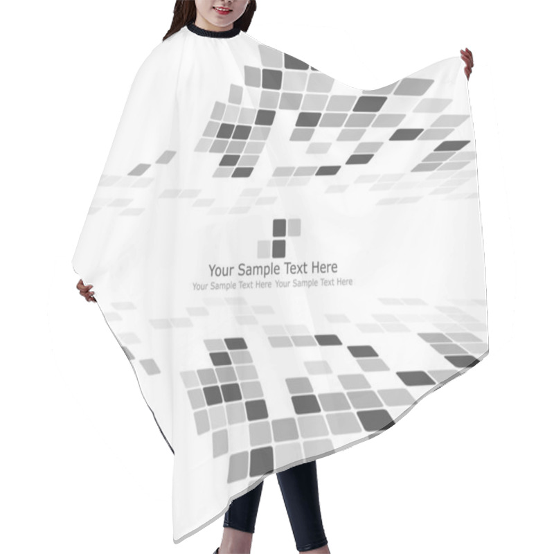 Personality  Business Background Hair Cutting Cape