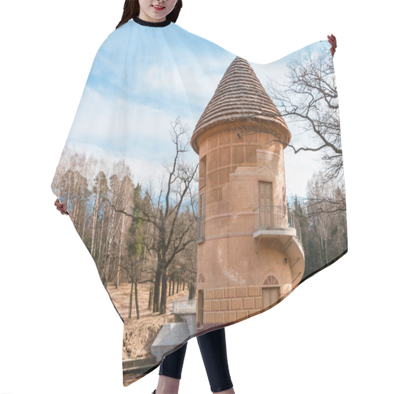 Personality  Romantic Pil-tower Pavilion  Hair Cutting Cape