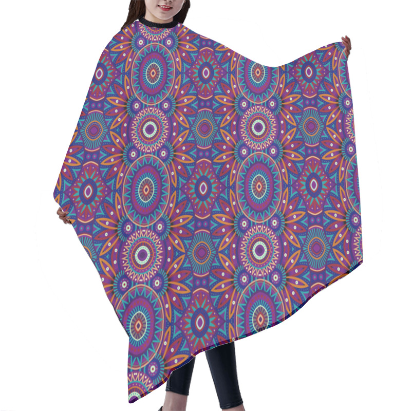 Personality  Tribal Ethnic Seamless Pattern Hair Cutting Cape