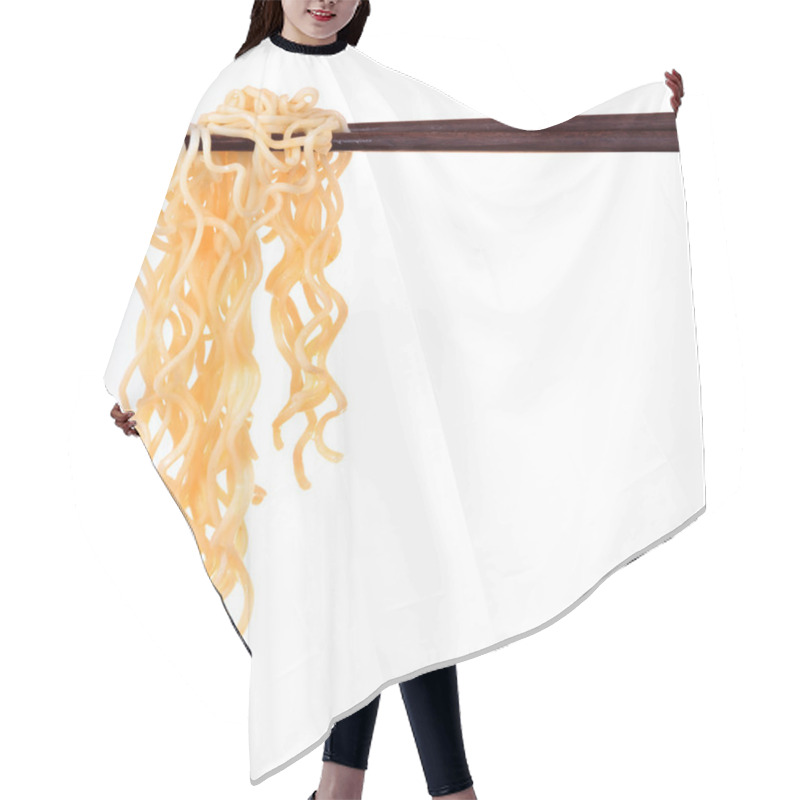 Personality  Chinese Instant Noodle And Chopstick Hair Cutting Cape