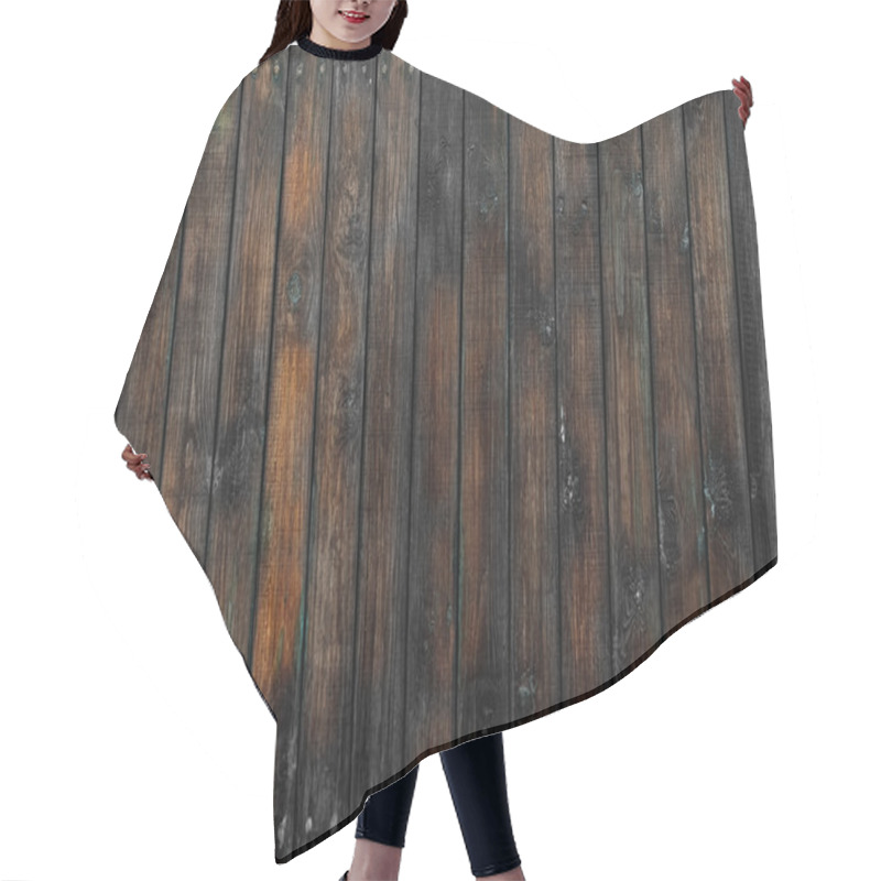 Personality  Dark Wood Background Hair Cutting Cape