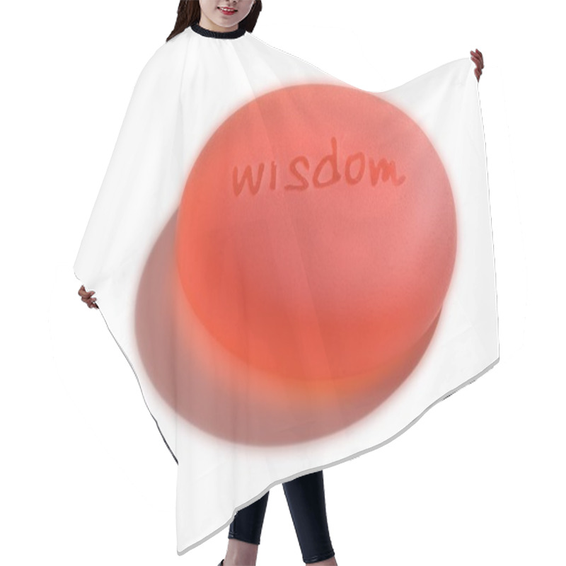 Personality  Orange Wisdom Sphere Hair Cutting Cape