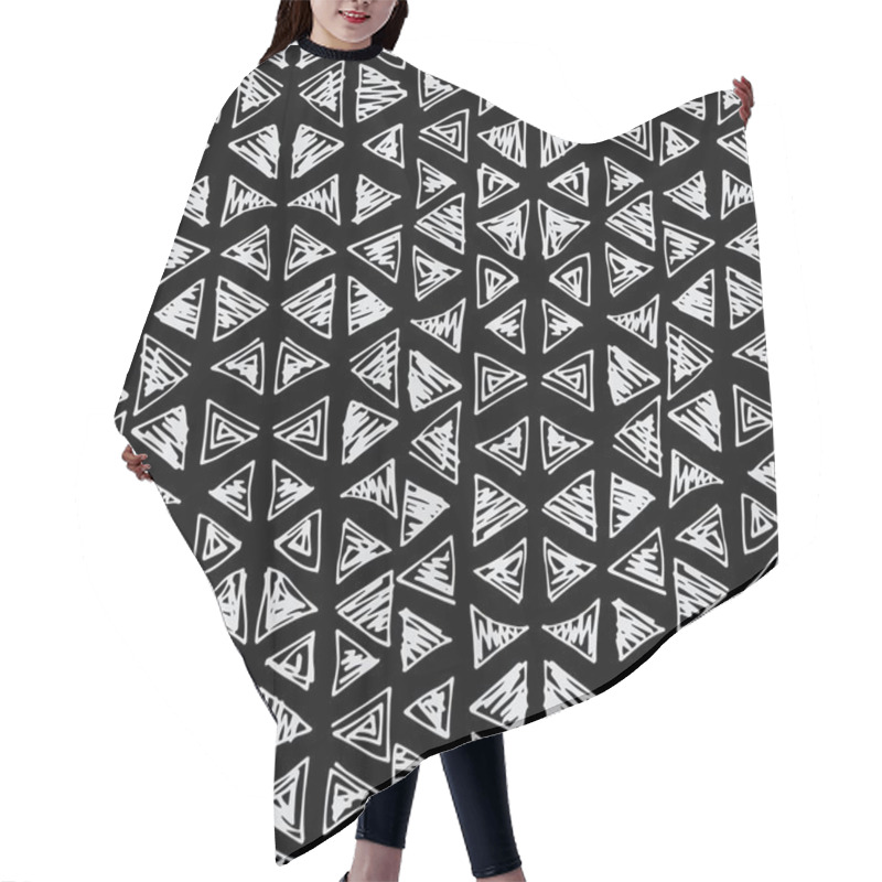 Personality  Seamless Pattern Hair Cutting Cape