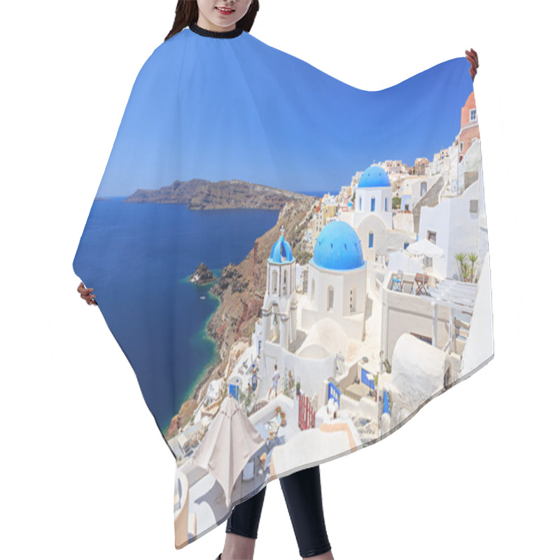 Personality  Santorini Island Hair Cutting Cape