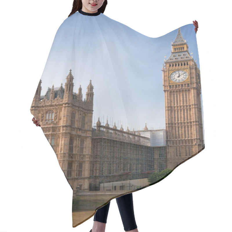 Personality  Big Ben. London, England Hair Cutting Cape