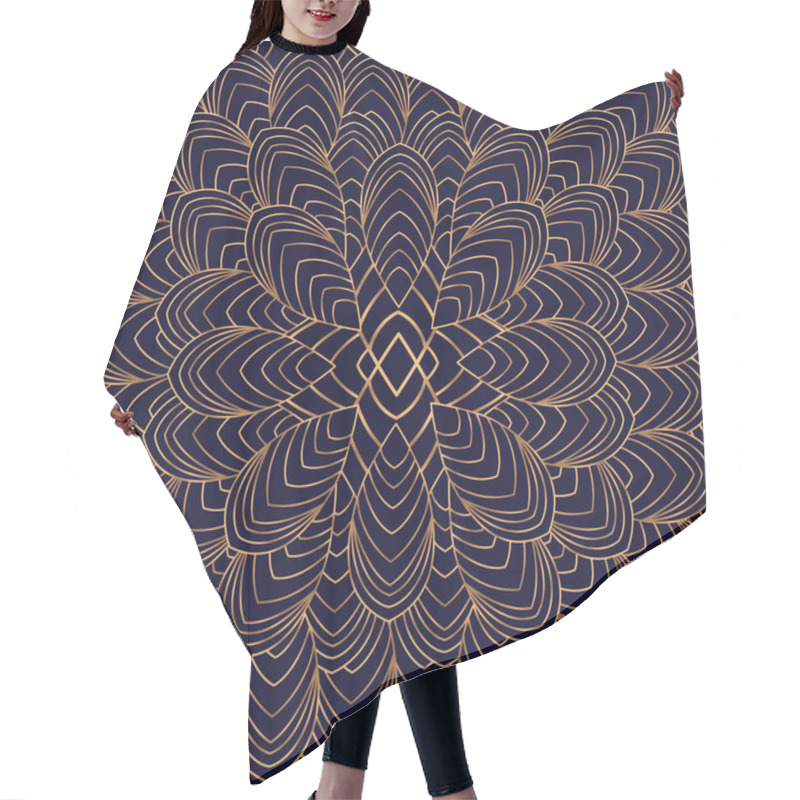 Personality  Luxury Background Pattern Vector Seamless Hair Cutting Cape