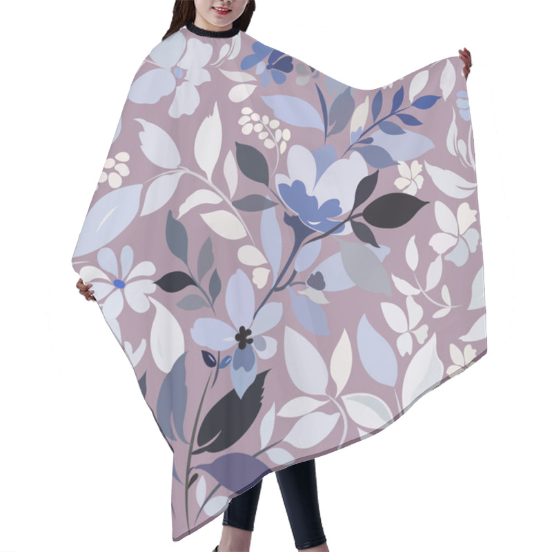 Personality  Pattern With Blossoming Branch  Hair Cutting Cape