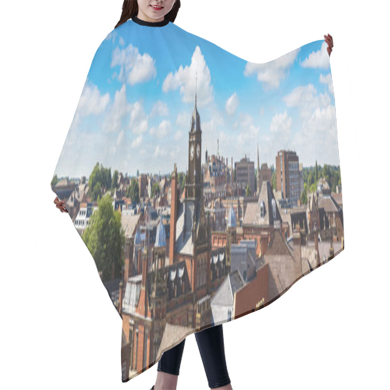 Personality  Panoramic View Of York, England Hair Cutting Cape