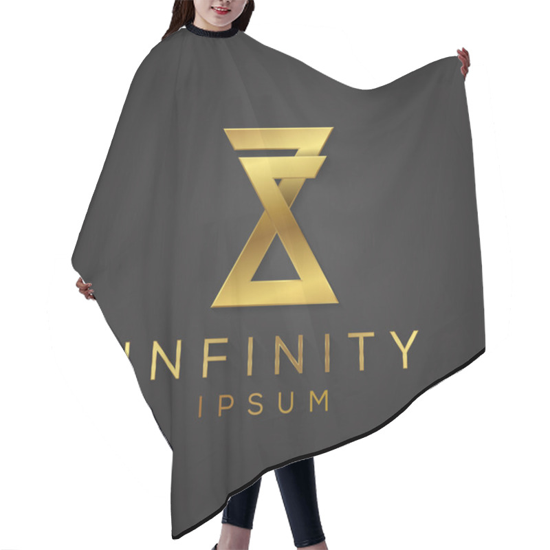 Personality  Alphabet Letter Z Logo. Hair Cutting Cape