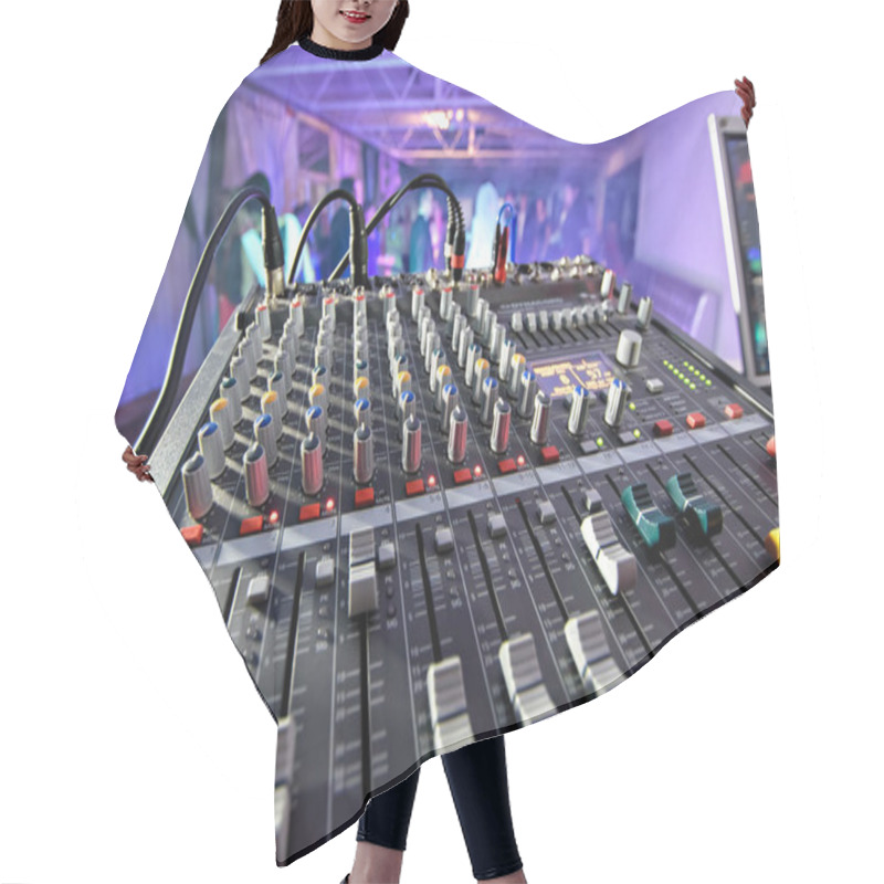 Personality  Music Mixer At Disco In A Nightclub Hair Cutting Cape