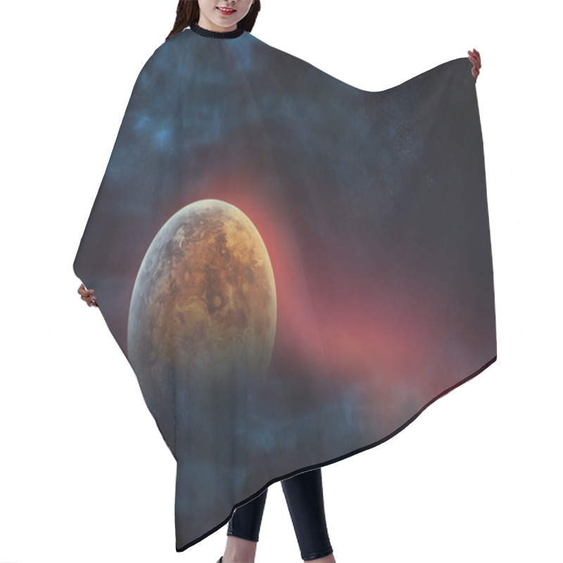 Personality  Celestial Digital Art, Venus Planet And Galaxies In Outer Space Showing The Beauty Of Space Exploration. Planet Texture Furnished By NASA Hair Cutting Cape