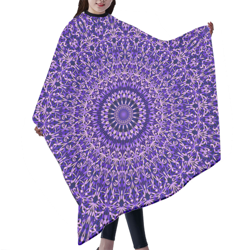 Personality  Floral Kaleidoscope Mandala Wallpaper Hair Cutting Cape