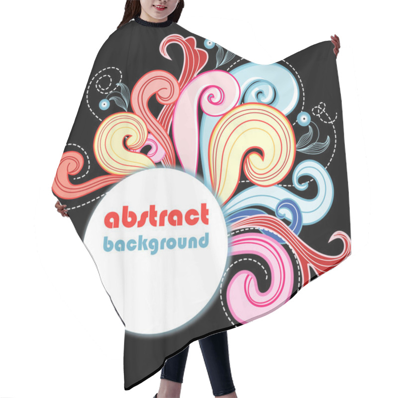 Personality  Abstract Background Hair Cutting Cape