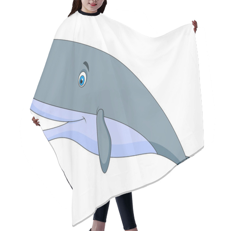 Personality  Cute Sperm Whale Cartoon Hair Cutting Cape