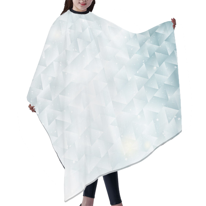 Personality  Vector Random Lights Geometric Texture Hair Cutting Cape