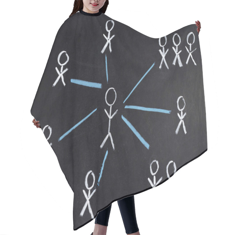 Personality  Teamwork Hair Cutting Cape