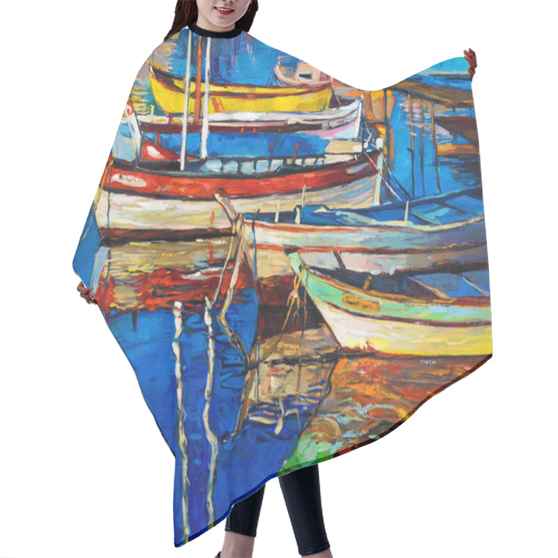 Personality  Boat Hair Cutting Cape