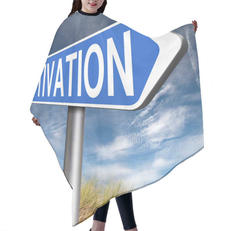 Personality  Motivation Work Sign Hair Cutting Cape