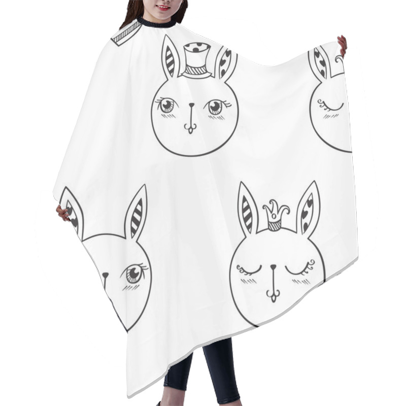 Personality   Cute Rabbits, Stars  Hair Cutting Cape