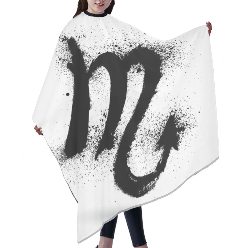 Personality  Grunge Zodiac Icon Hair Cutting Cape