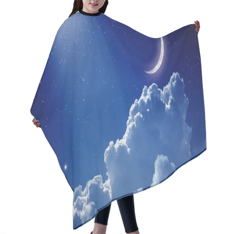 Personality  Beautiful Night Hair Cutting Cape