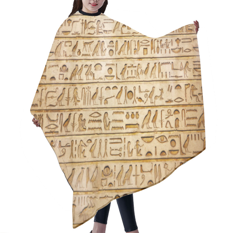 Personality  Old Egypt Hieroglyphs Hair Cutting Cape