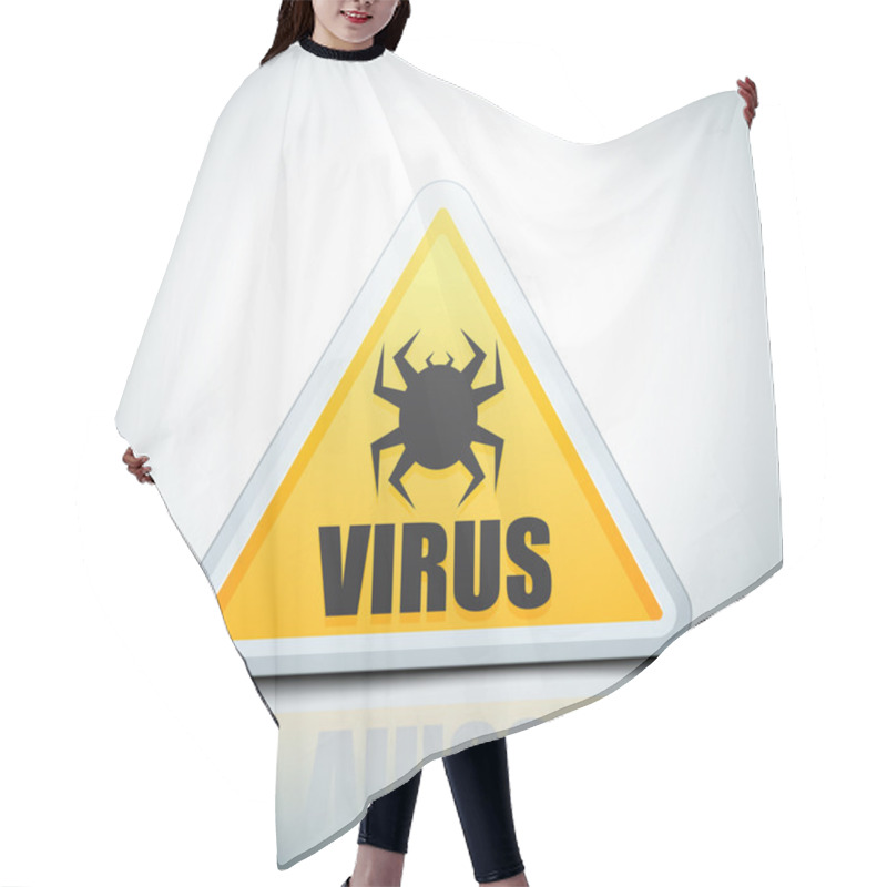 Personality  Encephalitis Virus Icon Hair Cutting Cape