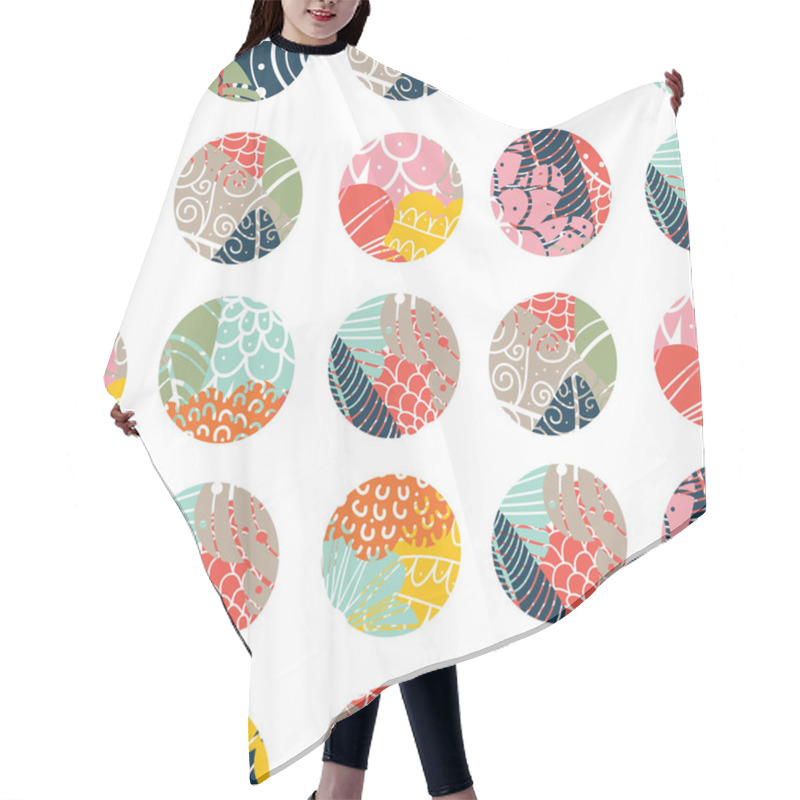 Personality  Polka Dots Seamless Pattern Hair Cutting Cape