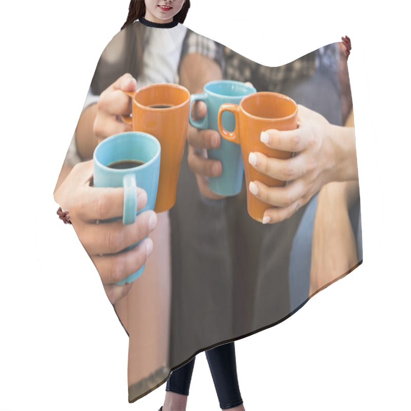 Personality  Coffee With Friends Hair Cutting Cape