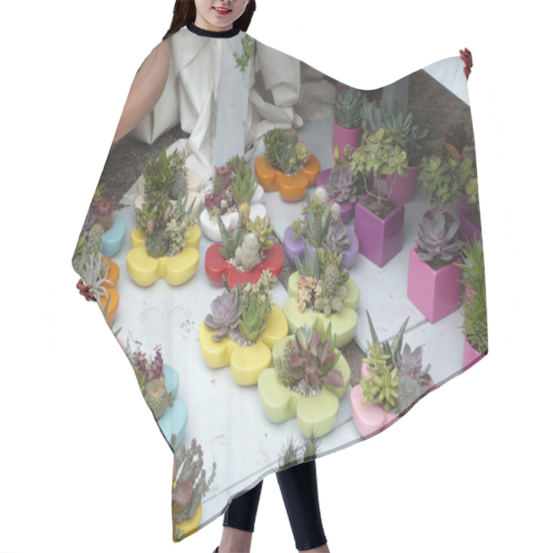 Personality  Cactus Hair Cutting Cape