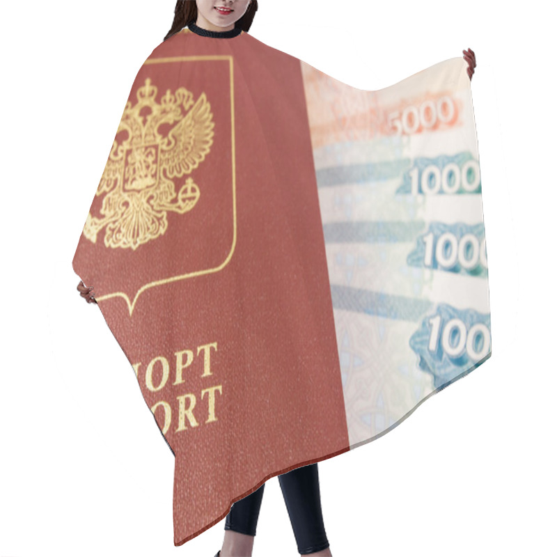 Personality  Passport And Money Hair Cutting Cape