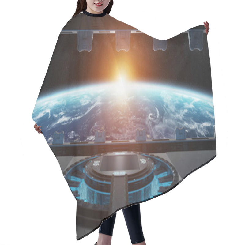 Personality  Landing Strip Spaceship Interior 3D Rendering Elements Of This I Hair Cutting Cape