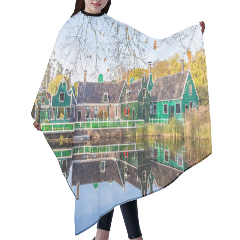 Personality  Typical Dutch Village Landscape Hair Cutting Cape