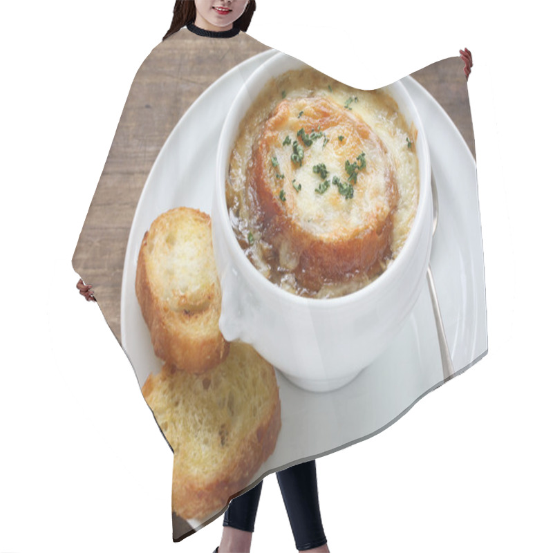 Personality  French Onion Soup Hair Cutting Cape