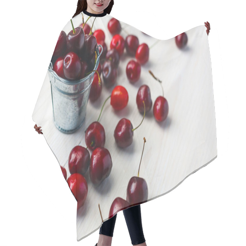 Personality  A Bucket Of Cherries Hair Cutting Cape