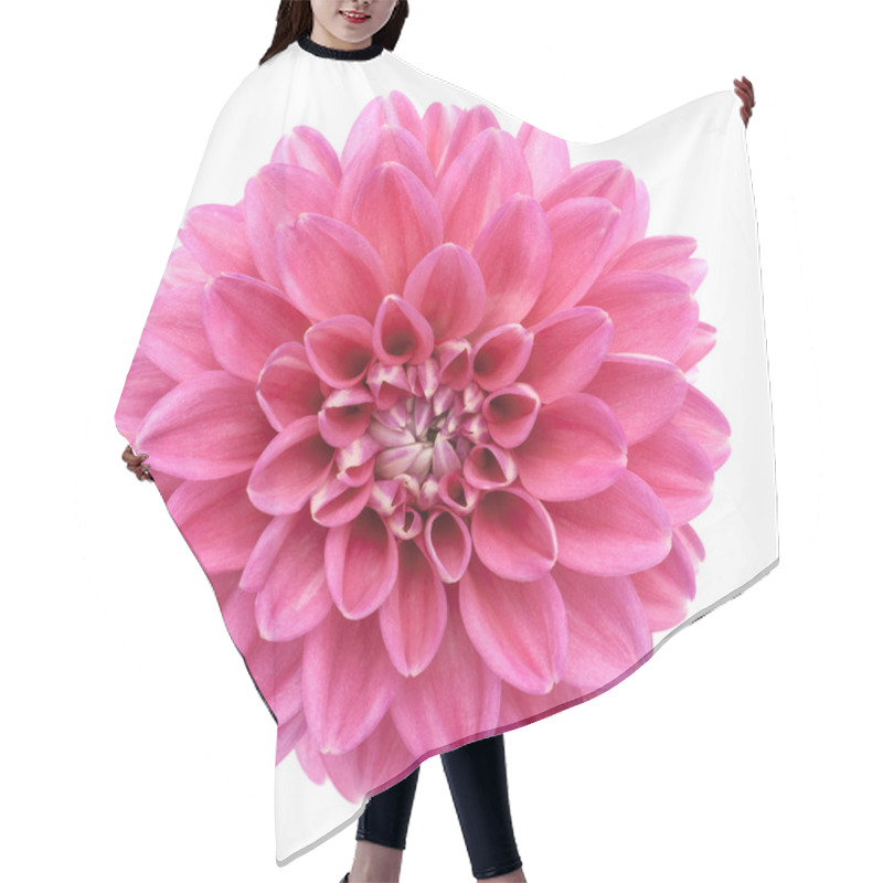 Personality  Pink Dahlia Isolated Hair Cutting Cape