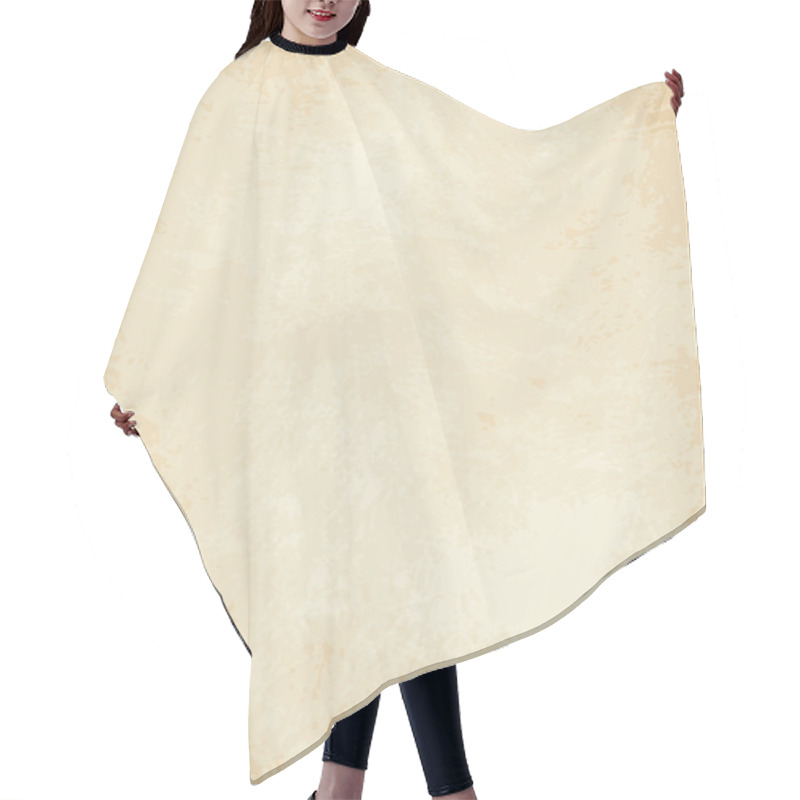 Personality  High Detail Full Vector Light Parchment Hair Cutting Cape