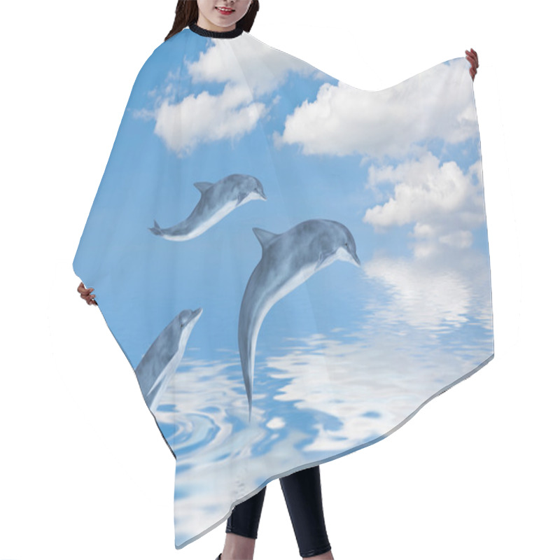 Personality  Dolphins Hair Cutting Cape