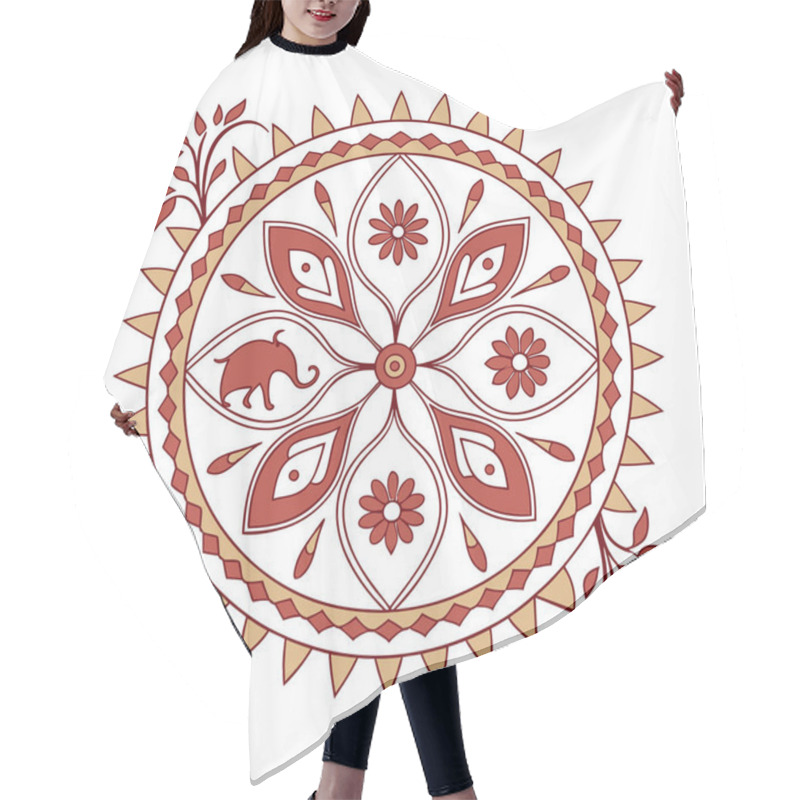 Personality  Traditional Mandala Art In Buddhism And Hinduism,  Hair Cutting Cape