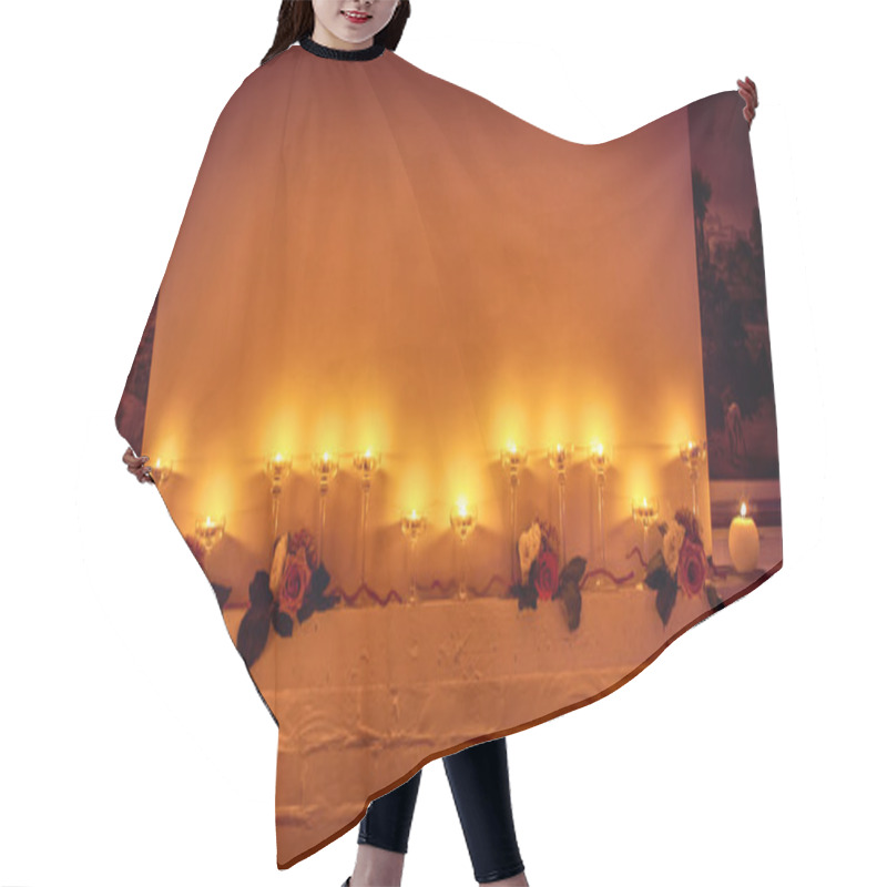 Personality  Candles Hair Cutting Cape