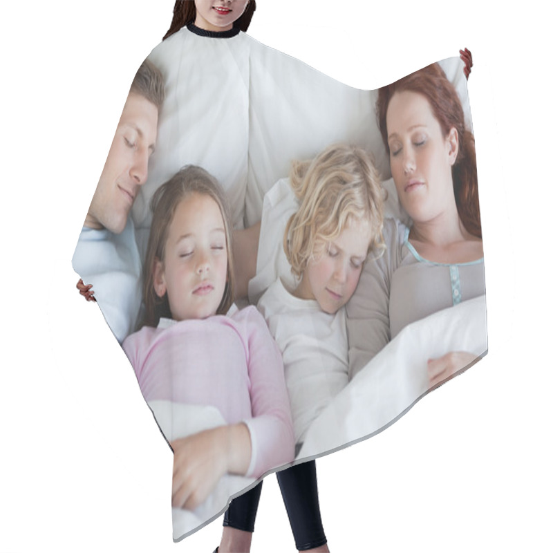 Personality  Family Taking A Rest Together Hair Cutting Cape