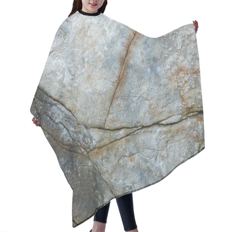 Personality  Cracked Granite Rock Texture Hair Cutting Cape